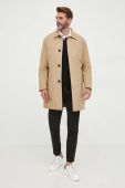 Пальто Liu Jo чоловічий колір бежевий перехідний Пальто Liu Jo чоловічий колір бежевий перехідний