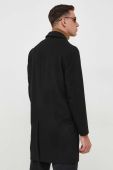Вовняне пальто United Colors of Benetton колір чорний перехідний (3609627) Вовняне пальто United Colors of Benetton колір чорний перехідний (3609627)