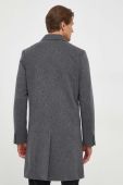 Вовняне пальто BOSS колір сірий перехідний (3577707) Вовняне пальто BOSS колір сірий перехідний (3577707)