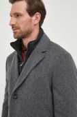 Вовняне пальто BOSS колір сірий перехідний (3489498) Вовняне пальто BOSS колір сірий перехідний (3489498)