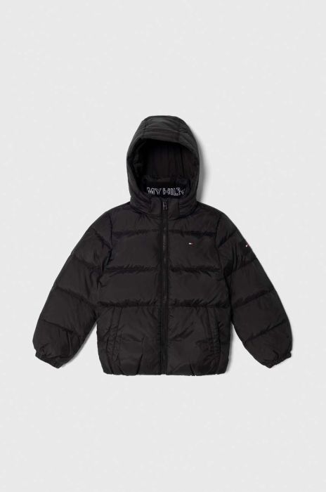 Дитяча пухова куртка Tommy Hilfiger колір чорний (3379260) Дитяча пухова куртка Tommy Hilfiger колір чорний (3379260)