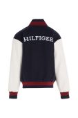 Дитяча куртка-бомбер з домішкою вовни Tommy Hilfiger колір синій
