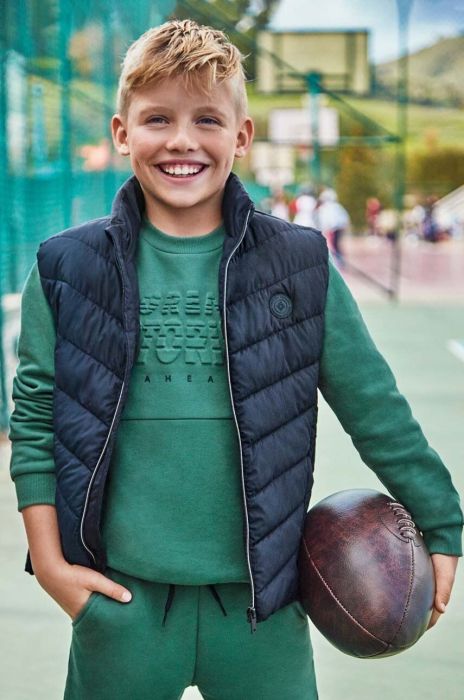 Дитяча безрукавка Mayoral колір синій (3420195) Дитяча безрукавка Mayoral колір синій (3420195)