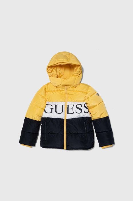 Дитяча куртка Guess колір жовтий (3588307) Дитяча куртка Guess колір жовтий (3588307)