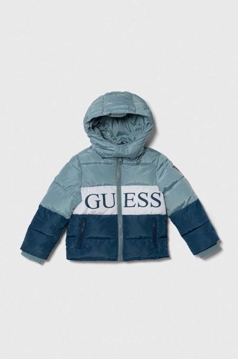 Дитяча куртка Guess колір блакитний (3582449) Дитяча куртка Guess колір блакитний (3582449)