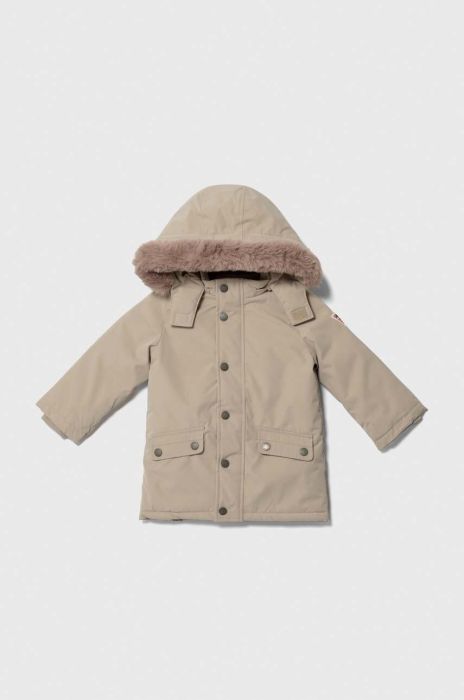 Дитяча пухова куртка Guess колір бежевий (3567283) Дитяча пухова куртка Guess колір бежевий (3567283)
