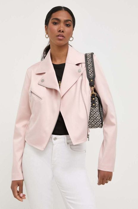 Куртка Guess жіноча колір рожевий перехідна (3309982) Куртка Guess жіноча колір рожевий перехідна (3309982)