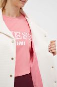 Куртка Guess жіноча колір бежевий перехідна (3332830) Куртка Guess жіноча колір бежевий перехідна (3332830)