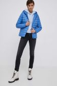 Куртка Tommy Hilfiger жіноча перехідна колір блакитний (3319695) Куртка Tommy Hilfiger жіноча перехідна колір блакитний (3319695)