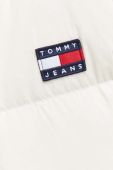 Пухова куртка Tommy Jeans жіноча колір бежевий зимова (3374850) Пухова куртка Tommy Jeans жіноча колір бежевий зимова (3374850)