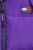 Пухова куртка Tommy Jeans жіноча колір фіолетовий зимова (3374842) Пухова куртка Tommy Jeans жіноча колір фіолетовий зимова (3374842)