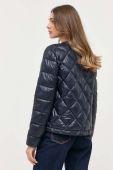 Куртка BOSS жіноча колір синій перехідна Куртка BOSS жіноча колір синій перехідна