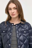 Куртка BOSS жіноча колір синій перехідна Куртка BOSS жіноча колір синій перехідна