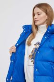 Пухова куртка Polo Ralph Lauren жіноча зимова колір блакитний Пухова куртка Polo Ralph Lauren жіноча зимова колір блакитний