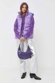 Безрукавка Pinko жіночий колір фіолетовий зимовий Безрукавка Pinko жіночий колір фіолетовий зимовий