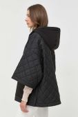 Куртка Weekend Max Mara жіноча колір чорний перехідна oversize Куртка Weekend Max Mara жіноча колір чорний перехідна oversize