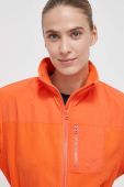 Спортивна кофта Roxy Waves Of Warmth колір помаранчевий однотонна