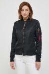 Куртка-бомбер Alpha Industries MA-1 VF 59 Wmn жіночий колір чорний перехідна Куртка-бомбер Alpha Industries MA-1 VF 59 Wmn жіночий колір чорний перехідна