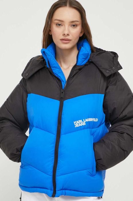 Куртка Karl Lagerfeld Jeans жіноча зимова колір барвистий (3434211) Куртка Karl Lagerfeld Jeans жіноча зимова колір барвистий (3434211)