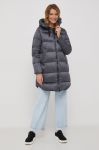 Пухова куртка Bomboogie жіноча колір сірий зимова