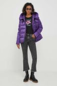 Пухова куртка Bomboogie жіноча колір фіолетовий зимова (3582484)