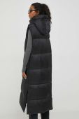 Пухова безрукавка Bomboogie жіночий колір чорний зимовий