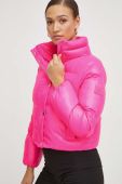 Куртка Elisabetta Franchi жіноча колір рожевий зимова Куртка Elisabetta Franchi жіноча колір рожевий зимова