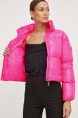 Куртка Elisabetta Franchi жіноча колір рожевий зимова Куртка Elisabetta Franchi жіноча колір рожевий зимова