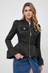 Куртка Elisabetta Franchi жіноча колір чорний перехідна Куртка Elisabetta Franchi жіноча колір чорний перехідна