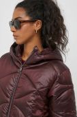 Куртка Save The Duck жіноча колір бордовий перехідна