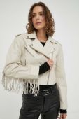 Шкіряна куртка 2NDDAY жіноча колір бежевий перехідна (3335254) Шкіряна куртка 2NDDAY жіноча колір бежевий перехідна (3335254)