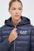 Куртка EA7 Emporio Armani жіноча колір синій перехідна (3454071) Куртка EA7 Emporio Armani жіноча колір синій перехідна (3454071)