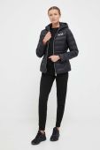 Куртка EA7 Emporio Armani жіноча колір чорний перехідна (3454066) Куртка EA7 Emporio Armani жіноча колір чорний перехідна (3454066)
