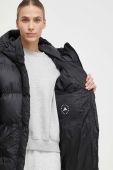 Куртка adidas by Stella McCartney жіноча колір чорний зимова oversize Куртка adidas by Stella McCartney жіноча колір чорний зимова oversize