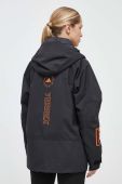 Куртка adidas by Stella McCartney x TERREX True Nature жіноча колір чорний Куртка adidas by Stella McCartney x TERREX True Nature жіноча колір чорний