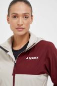 Дощовик adidas TERREX Multi RAIN.RDY жіноча колір бежевий Дощовик adidas TERREX Multi RAIN.RDY жіноча колір бежевий