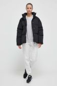 Пухова куртка adidas жіноча колір чорний зимова oversize (3629599)