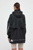 Куртка adidas by Stella McCartney жіноча колір чорний перехідна oversize (3520720)