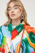 Куртка Stine Goya жіноча перехідна oversize колір барвистий Куртка Stine Goya жіноча перехідна oversize колір барвистий
