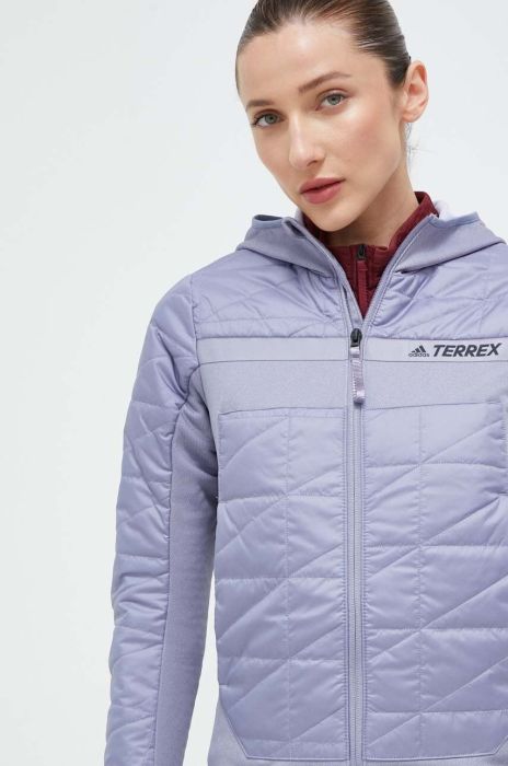 Спортивна куртка adidas TERREX Multi Primegreen Hybrid колір блакитний Спортивна куртка adidas TERREX Multi Primegreen Hybrid колір блакитний