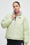 Двостороння куртка Helly Hansen жіноча колір фіолетовий зимова oversize (3571324) Двостороння куртка Helly Hansen жіноча колір фіолетовий зимова oversize (3571324)