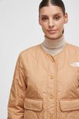 Куртка The North Face жіноча колір коричневий перехідна