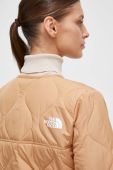Куртка The North Face жіноча колір коричневий перехідна