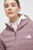 Спортивна пухова куртка The North Face Belleview колір рожевий Спортивна пухова куртка The North Face Belleview колір рожевий