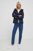 Пухова куртка Tommy Hilfiger жіноча колір синій перехідна (3316436)