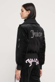 Куртка Juicy Couture жіноча колір чорний перехідна Куртка Juicy Couture жіноча колір чорний перехідна