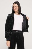 Куртка Juicy Couture жіноча колір чорний перехідна Куртка Juicy Couture жіноча колір чорний перехідна