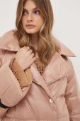 Пухова куртка Liu Jo жіноча колір бежевий зимова (3454100) Пухова куртка Liu Jo жіноча колір бежевий зимова (3454100)