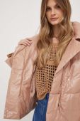 Пухова куртка Liu Jo жіноча колір бежевий зимова (3454100) Пухова куртка Liu Jo жіноча колір бежевий зимова (3454100)