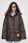 Куртка Samsoe Samsoe жіноча колір коричневий зимова (3656891) Куртка Samsoe Samsoe жіноча колір коричневий зимова (3656891)